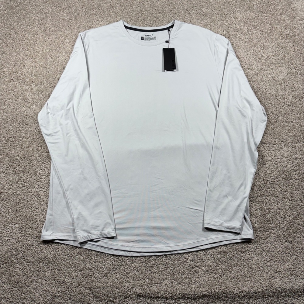 UNRL Ultra Long Sleeve Mist Gray Performance Shirt Mens 2XL NEW NWT